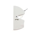 D&D LokkLatch Series 2 Adjustable Lockable Residential Gate Latch for All Gates (White) - LLAAW