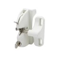 D&D Kit LokkLatch Series 2 Lockable Latch & TruClose Self-Closing Hinges for Metal Pool Gates (White) - 8000-1032
