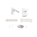 D&D Kit LokkLatch Series 2 Lockable Latch & TruClose Self-Closing Hinges for Metal Pool Gates (White) - 8000-1032