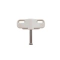 D&D Kit LokkLatch Series 2 Lockable Latch & TruClose Self-Closing Hinges for Metal Pool Gates (White) - 8000-1032