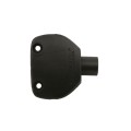 D&D LokkLatch Lockable Push-Button External Access Kit For All Gates (Black) - LLB
