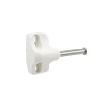 D&D LokkLatch Deluxe Series 3 Dual-Sided Lockable, Keyed Alike Gate Latch for All Gates With External Access Kit (White)