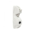 D&D LokkLatch Deluxe Series 3 Dual-Sided Lockable, Keyed Alike Gate Latch for All Gates With External Access Kit (White)