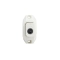 D&D LokkLatch Deluxe Series 3 Dual-Sided Lockable, Keyed Alike Gate Latch for All Gates With External Access Kit (White)