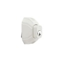 D&D LokkLatch Deluxe Series 3 Dual-Sided Lockable, Keyed Alike Gate Latch for All Gates With External Access Kit (White)
