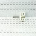 D&D LokkLatch Deluxe Series 3 Dual-Sided Lockable, Keyed Alike Gate Latch for All Gates With External Access Kit (White)