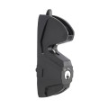 D&D LokkLatch Deluxe Series 3 Dual-Sided Lockable, Keyed Different Gate Latch for All Gates With External Access Kit (Black)