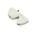 D&D LokkLatch Deluxe Gate Latch Kit With External Access Kit - Keyed Different (White) 