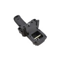 D&D Kit LokkLatch Magnetic Dual-Sided Keyed Latch & TruClose Hinges w/ 2 Side Legs (Black) - 8000-2116