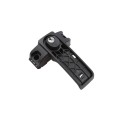 D&D Kit LokkLatch Magnetic Dual-Sided Keyed Latch & TruClose Hinges w/ 2 Side Legs (Black) - 8000-2116