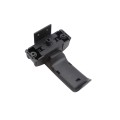 D&D Kit LokkLatch Magnetic Dual-Sided Keyed Latch & TruClose Hinges w/ 2 Side Legs (Black) - 8000-2116