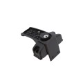 D&D Kit LokkLatch Magnetic Dual-Sided Keyed Latch & TruClose Hinges w/ 2 Side Legs (Black) - 8000-2116