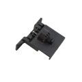 D&D Kit LokkLatch Magnetic Dual-Sided Keyed Latch & TruClose Hinges w/ 2 Side Legs (Black) - 8000-2116