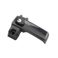 D&D LokkLatch Magnetic Dual-Sided, Keyed Different Residential/Commercial Gate Latch for All Gates (Black Trim) - LLMKDBT