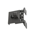 D&D LokkLatch Magnetic Dual-Sided, Keyed Different Residential/Commercial Gate Latch for All Gates (Black Trim) - LLMKDBT