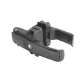 D&D LokkLatch Magnetic Dual-Sided, Keyed Different Residential/Commercial Gate Latch for All Gates (Black Trim) - LLMKDBT