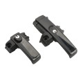 D&D LokkLatch Magnetic Dual-Sided, Keyed Different Residential/Commercial Gate Latch for All Gates (Black Trim) - LLMKDBT
