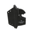 D&D LokkLatch Pro-SL Dual-Sided Self-Locking, Keyed Different Security Gate Latch For Metal and Wood Gates (Black)
