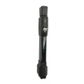 D&D MagnaLatch 36" Panic Bar with Rim Strike Plate and Series 3 Top Pull Safety Gate Latch For Pool Gates (Black) - ML3PB36RVPKA
