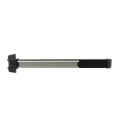 D&D MagnaLatch 36" Panic Bar with Rim Strike Plate and Series 3 Top Pull Safety Gate Latch For Pool Gates (Black) - ML3PB36RVPKA