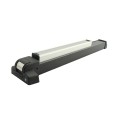 D&D MagnaLatch 36" Panic Bar with Rim Strike Plate and Series 3 Top Pull Safety Gate Latch For Pool Gates (Black) - ML3PB36RVPKA
