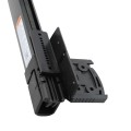 D&D Kit MagnaLatch Series 3 Top Pull Latch, Q-Bolt Drop Rod & TruClose Hinges for Metal Pool Gates (Black) - 8000-2071