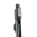 D&D Kit MagnaLatch Series 3 Top Pull Latch & TruClose Hinges w/ Safety Cap for Metal Pool Gates (Black) - 8000-1080