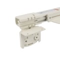 D&D MagnaLatch Series 3 Top Pull Safety Gate Latch For Pool Gates (White) - ML3TPKAWT