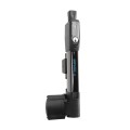 D&D Kit MagnaLatch Series 3 Vertical Pull Latch, Q-Bolt Drop Rod & TruClose Hinges for Metal Pool Gates (Black) - 8000-2072