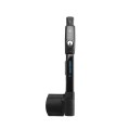 D&D Kit MagnaLatch Series 3 Vertical Pull Latch, Q-Bolt Drop Rod & TruClose Hinges for Metal Pool Gates (Black) - 8000-2072