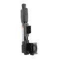 D&D Kit MagnaLatch Series 3 Vertical Pull Latch, Q-Bolt Drop Rod & TruClose Hinges for Metal Pool Gates (Black) - 8000-2072