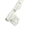 D&D MagnaLatch Series 3 Vertical Pull 6-Pin Lock Safety Gate Latch For Pool Gates - Keyed Alike (White) - ML3VPKAWT