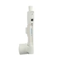 D&D Kit MagnaLatch Series 3 Vertical Pull Latch & TruClose Hinges for Metal Pool Gates (White) - 8000-2114