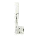 D&D MagnaLatch Series 3 Vertical Pull 6-Pin Lock Safety Gate Latch For Pool Gates - Keyed Alike (White) - ML3VPKAWT