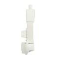 D&D MagnaLatch Series 3 Vertical Pull 6-Pin Lock Safety Gate Latch For Pool Gates - Keyed Alike (White) - ML3VPKAWT