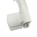 D&D MagnaLatch Series 3 Vertical Pull 6-Pin Lock Safety Gate Latch For Pool Gates - Keyed Alike (White) - ML3VPKAWT