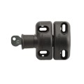 D&D Kit MagnaLatch Series 2 Side Pull Locking Latch & TruClose Hinges for Metal Pool Gates (Black) - 8000-2119