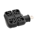 D&D Kit MagnaLatch Series 2 Side Pull Locking Latch & TruClose Hinges for Metal Pool Gates (Black) - 8000-2119