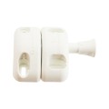 D&D MagnaLatch Series 2 Side Pull Safety Gate Latch For Pool Gates (White) - MLSPS2W