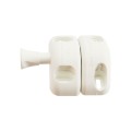 D&D MagnaLatch Series 2 Side Pull Safety Gate Latch For Pool Gates (White) - MLSPS2W