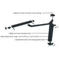 D&D SlimLine Right-Handed Hydraulic Vertical Gate Closer