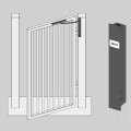 D&D SlimLine Right Hand Vertical Gate Closer (Black) - DC622G-R-9004