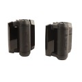 D&D Kit MagnaLatch Series 3 Top Pull Latch, Q-Bolt Drop Rod & TruClose Hinges for Metal Pool Gates (Black) - 8000-2071