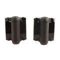D&D Kit T-Latch Stainless Steel Toggle Latch & TruClose Hinges for Metal Gates (Black) - 8000-2067