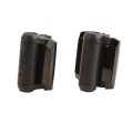 D&D Kit MagnaLatch Series 3 Top Pull Latch, Q-Bolt Drop Rod & TruClose Hinges for Metal Pool Gates (Black) - 8000-2071