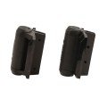 D&D Kit MagnaLatch Series 3 Top Pull Latch, Q-Bolt Drop Rod & TruClose Hinges for Metal Pool Gates (Black) - 8000-2071