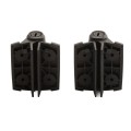 D&D Kit MagnaLatch Series 3 Top Pull Latch, Q-Bolt Drop Rod & TruClose Hinges for Metal Pool Gates (Black) - 8000-2071