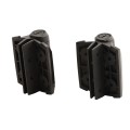 D&D Kit MagnaLatch Series 3 Top Pull Latch, Q-Bolt Drop Rod & TruClose Hinges for Metal Pool Gates (Black) - 8000-2071