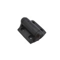 D&D Kit MagnaLatch Series 2 Side Pull Locking Latch & TruClose Hinges for Metal Pool Gates (Black) - 8000-2119