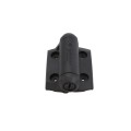D&D Kit MagnaLatch Series 2 Side Pull Locking Latch & TruClose Hinges for Metal Pool Gates (Black) - 8000-2119